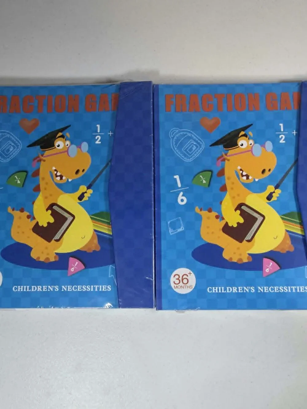 MONTESSORI MAGNETIC FRACTION EDUCATIONAL PUZZLE BOOK (2) LEARNING NEW